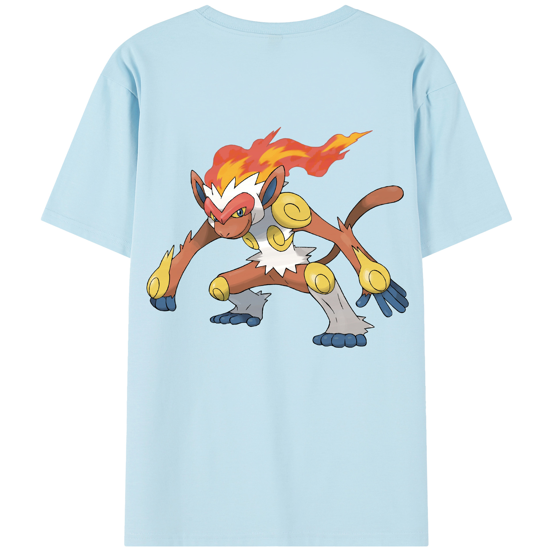 （画像用） ポケットモンスター Pokémon 綿100％半袖Tシャツ（背面プリント）